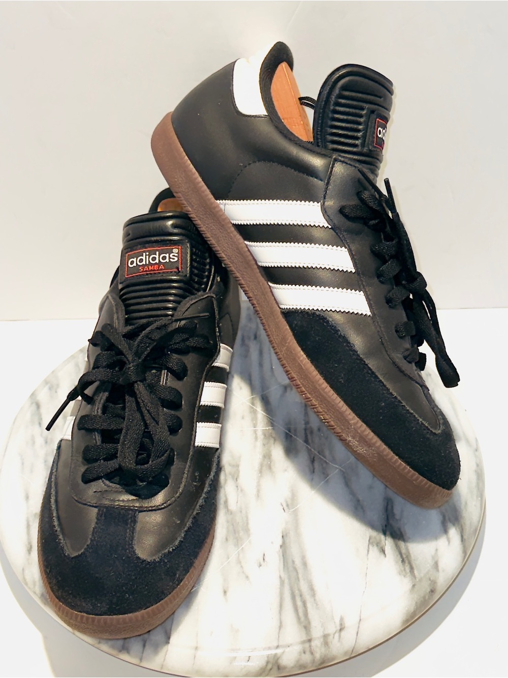 Adidas Samba Classic Sneakers 034563 Core Black Cloud White Brown Sole